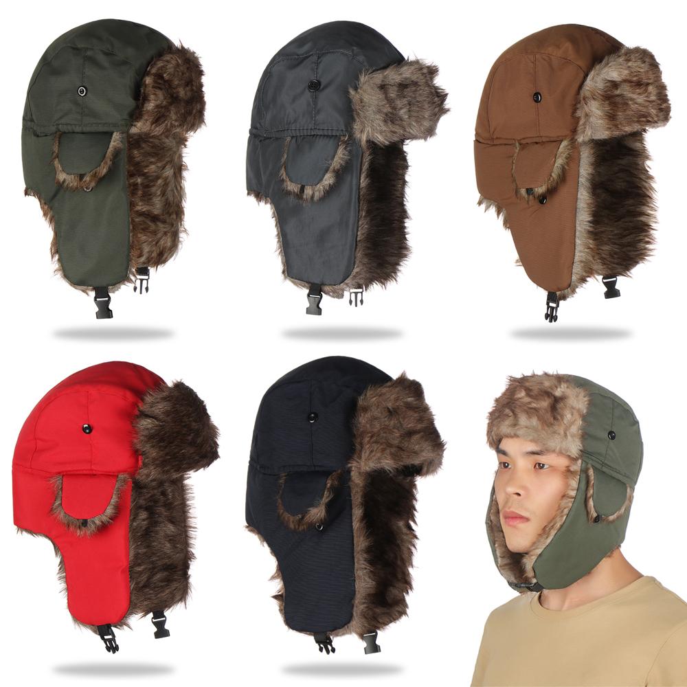 หมวกกันหนาวคุณภาพสูงแบบมีที่ปิ - Trapper Hat Ear Flap บทวิจารณ์และราคา