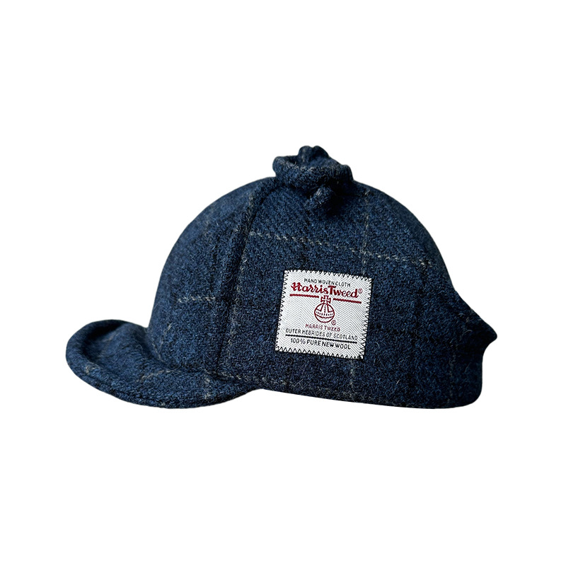 หมวกนักบิน Harris Tweed ลายสก็ - Trapper Hat Ear Flap บทวิจารณ์และราคา