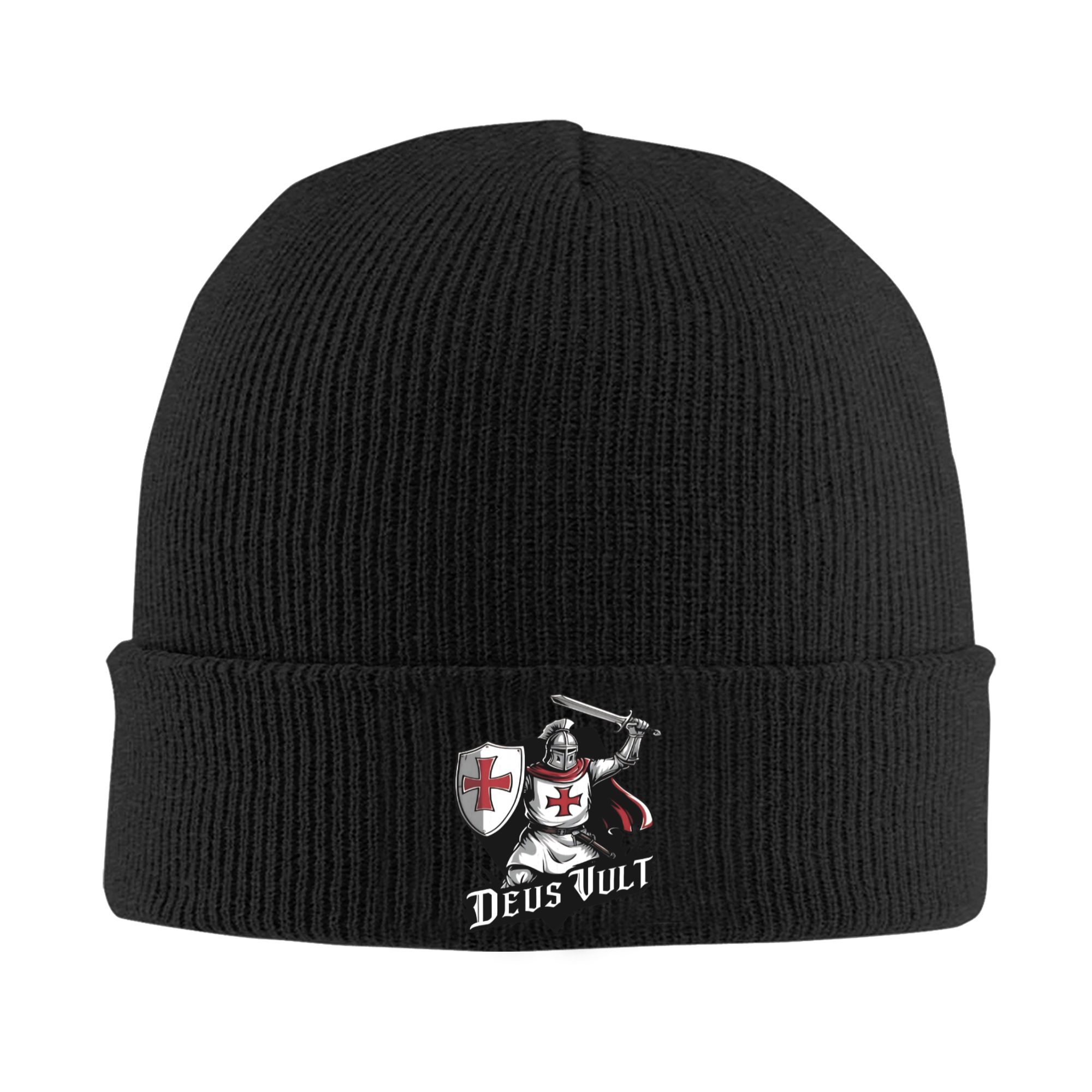 Deus Vult - หมวกบีนนี่ถักลายริ - Beanie Cuffed Knit บทวิจารณ์และราคา