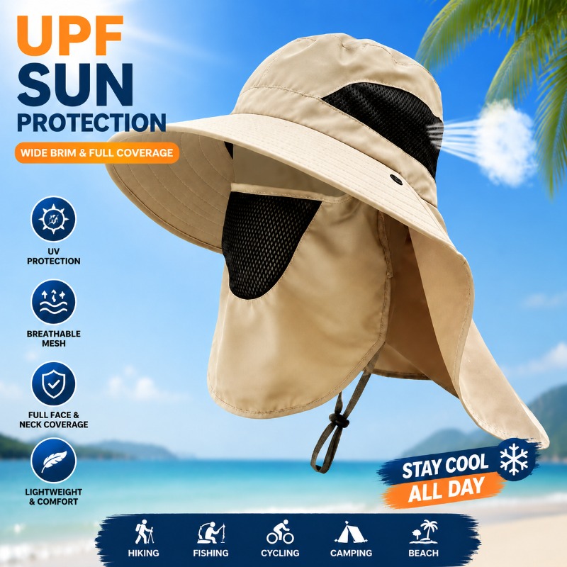 หมวกปานามาปีกกว้างกันน้ำ แห้งเ - Visor Sun Hat บทวิจารณ์และราคา